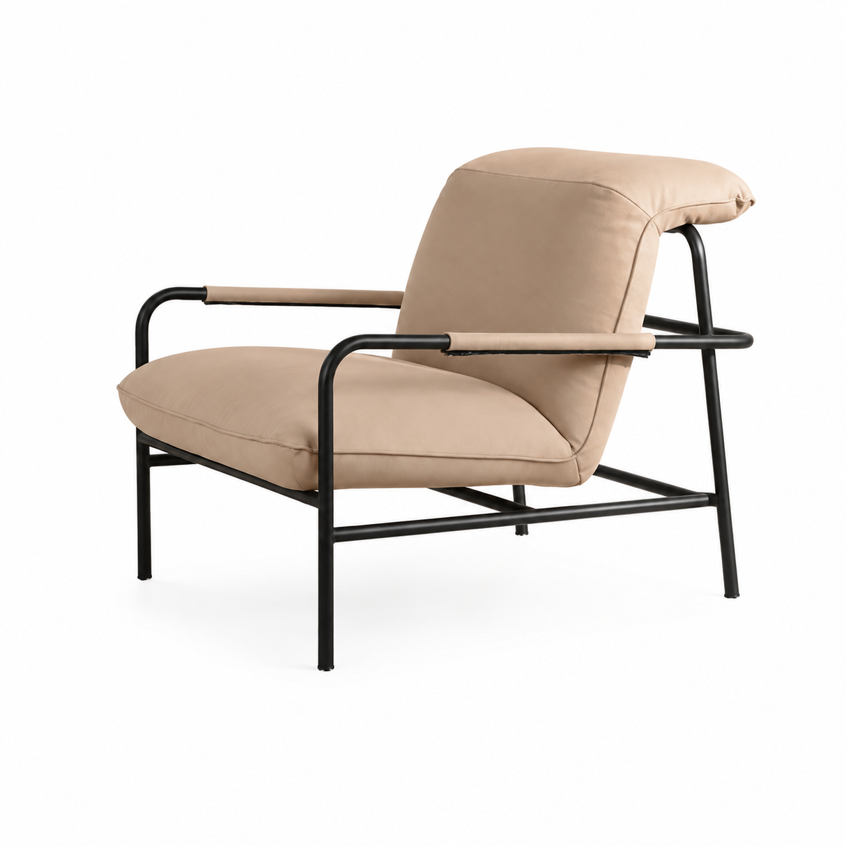 Gamma Armchair with Metal