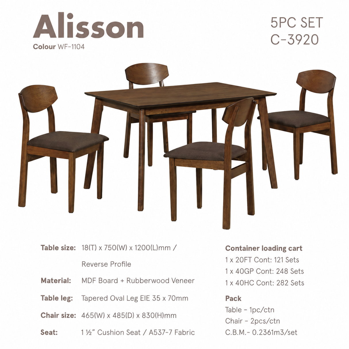 Alisson Dining Set