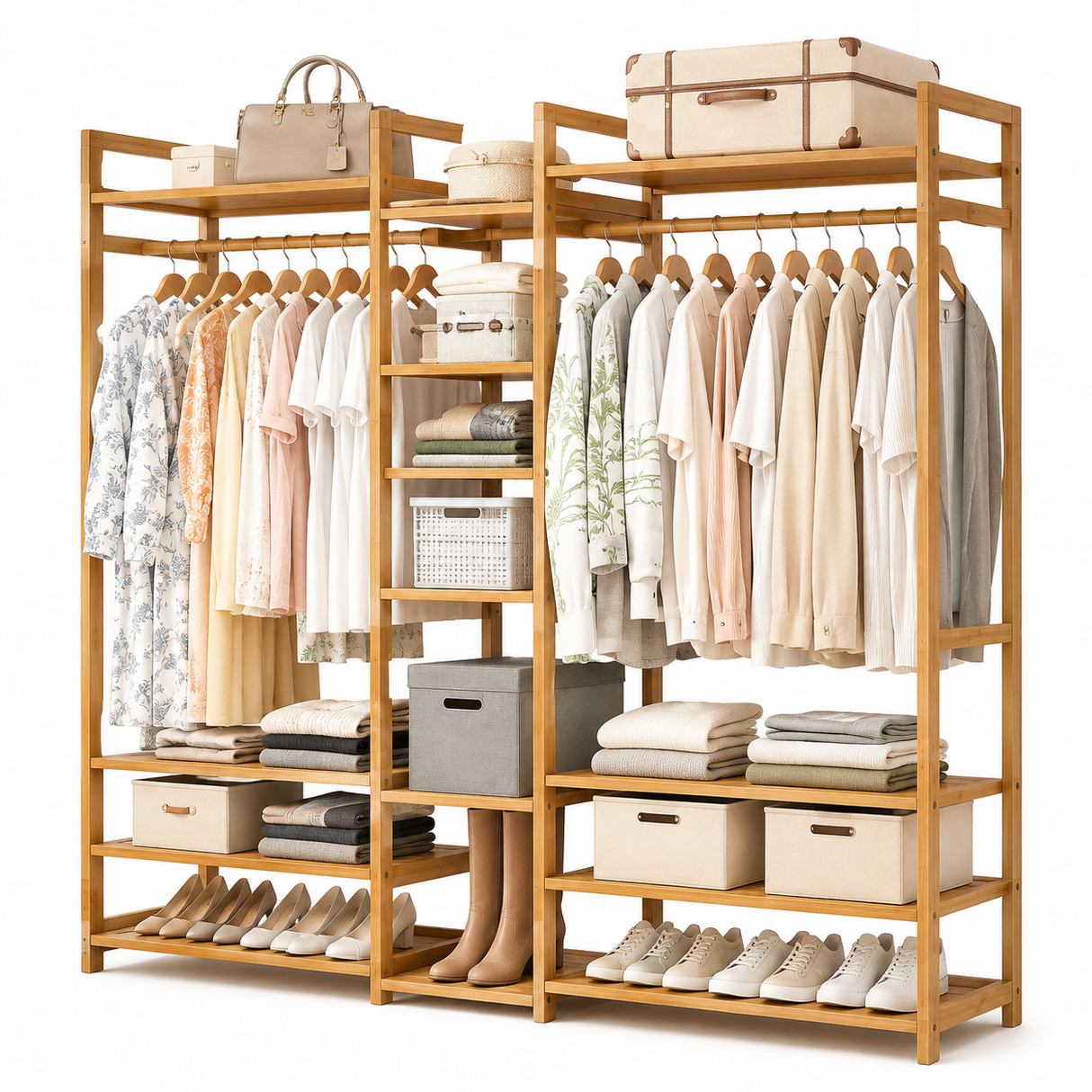 Clothes Hanger And Shoe Rack