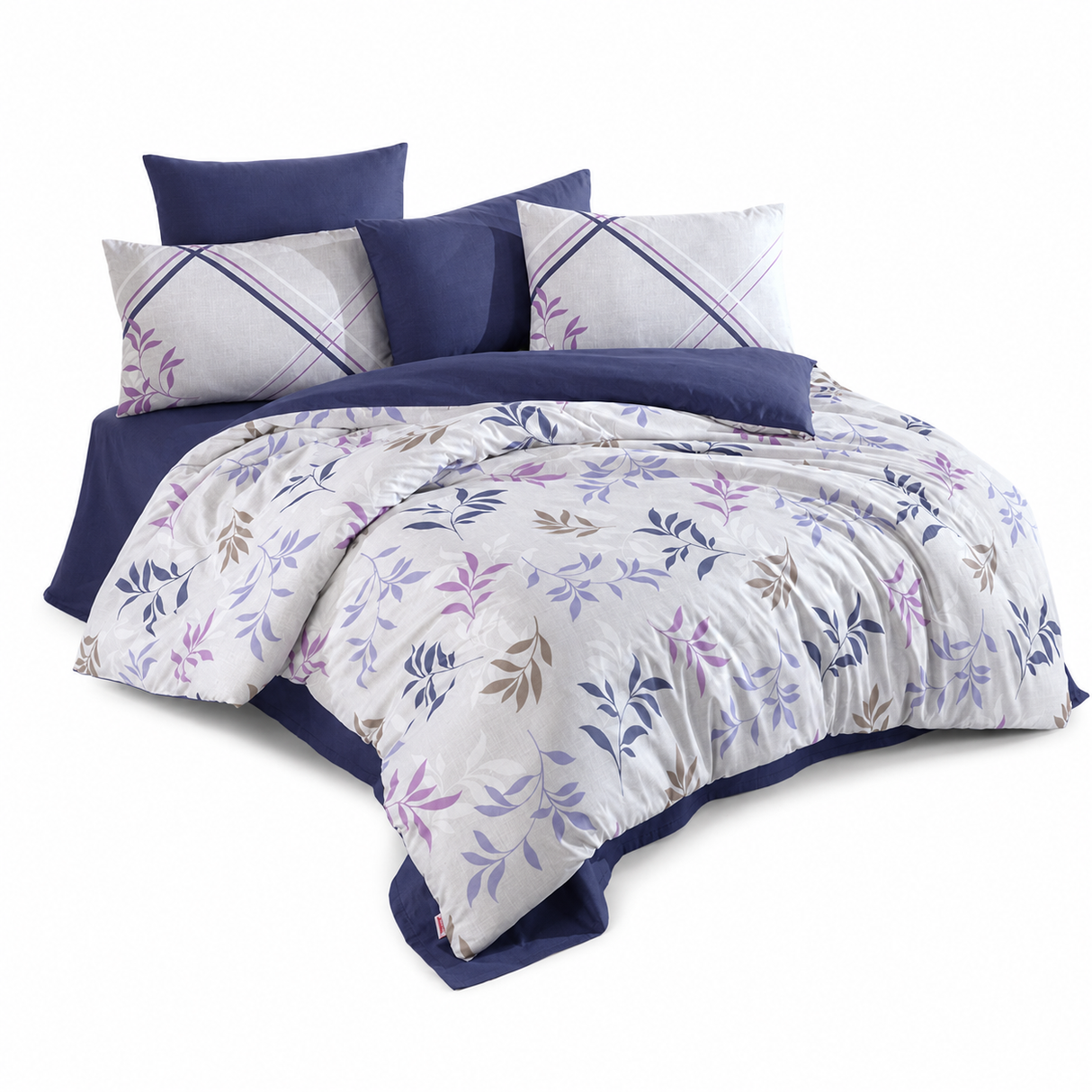 Ozanteks 6 Pieces Blue Comforter Set