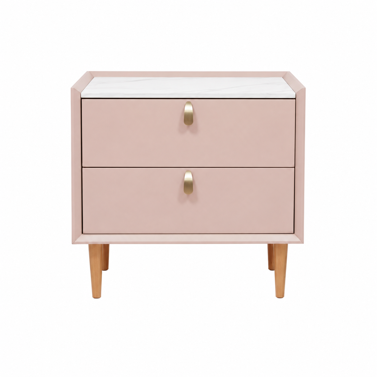 Side Table 887 (Rose Gold, 500×400×500 mm)