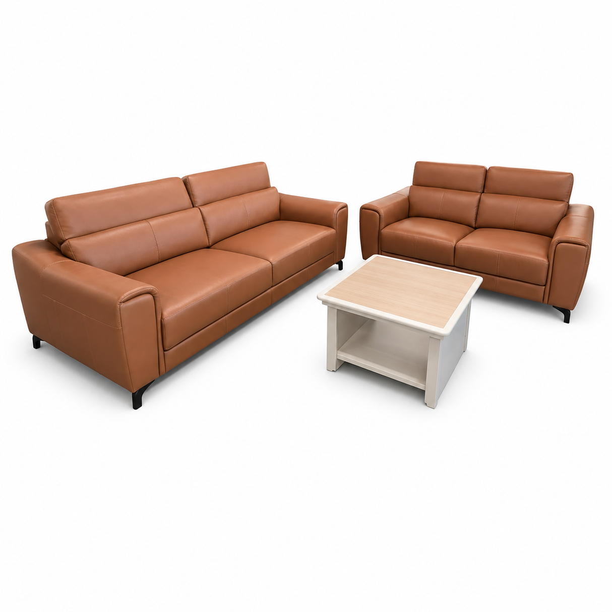6008 Full Leather 3-Seater