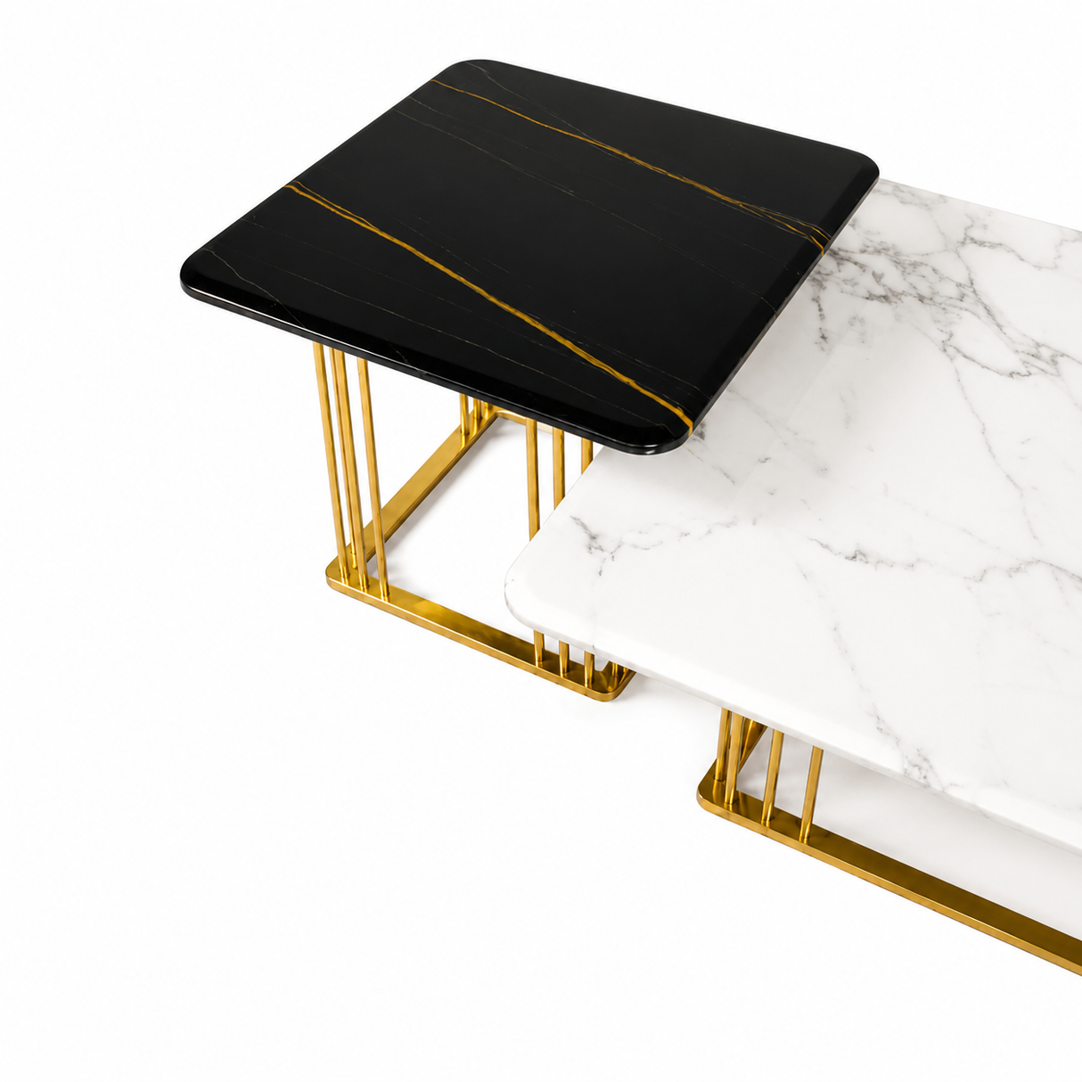 Coffee Table H087 Rose Gold (2 Sizes, 4-Box Set)