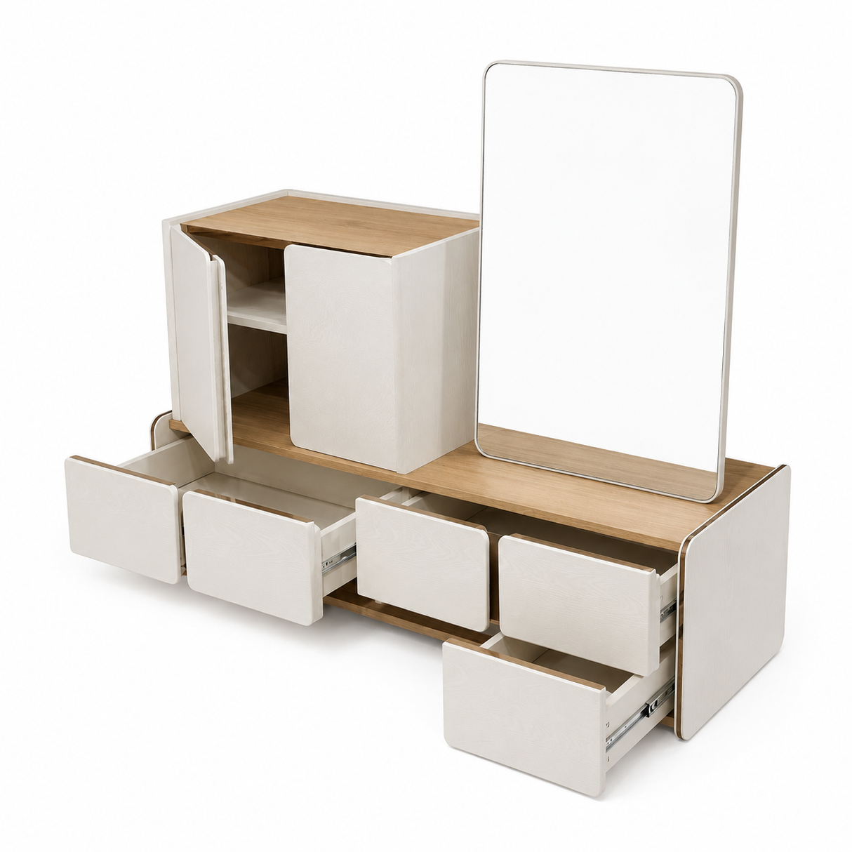 Iznik 4-Piece Bedroom Set – King Size Bed & Storage