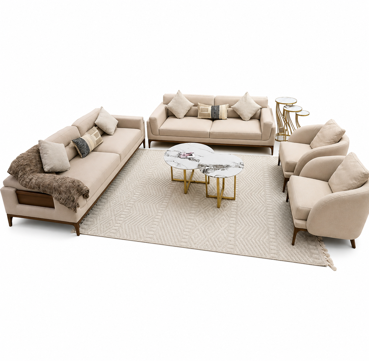 ICON 3+3+1+1 Sofa Set