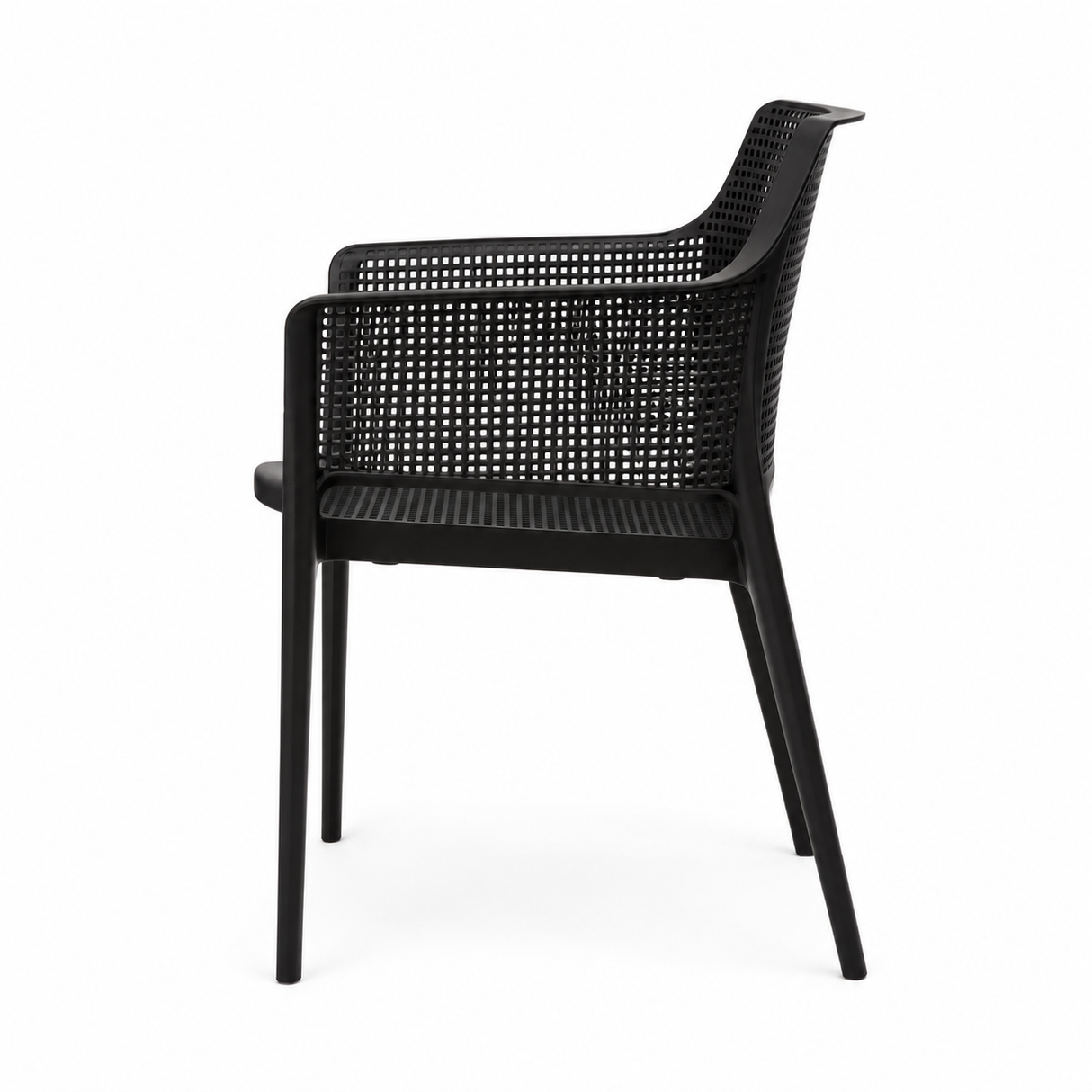 NVS-085-02 Loop Armchair – Black