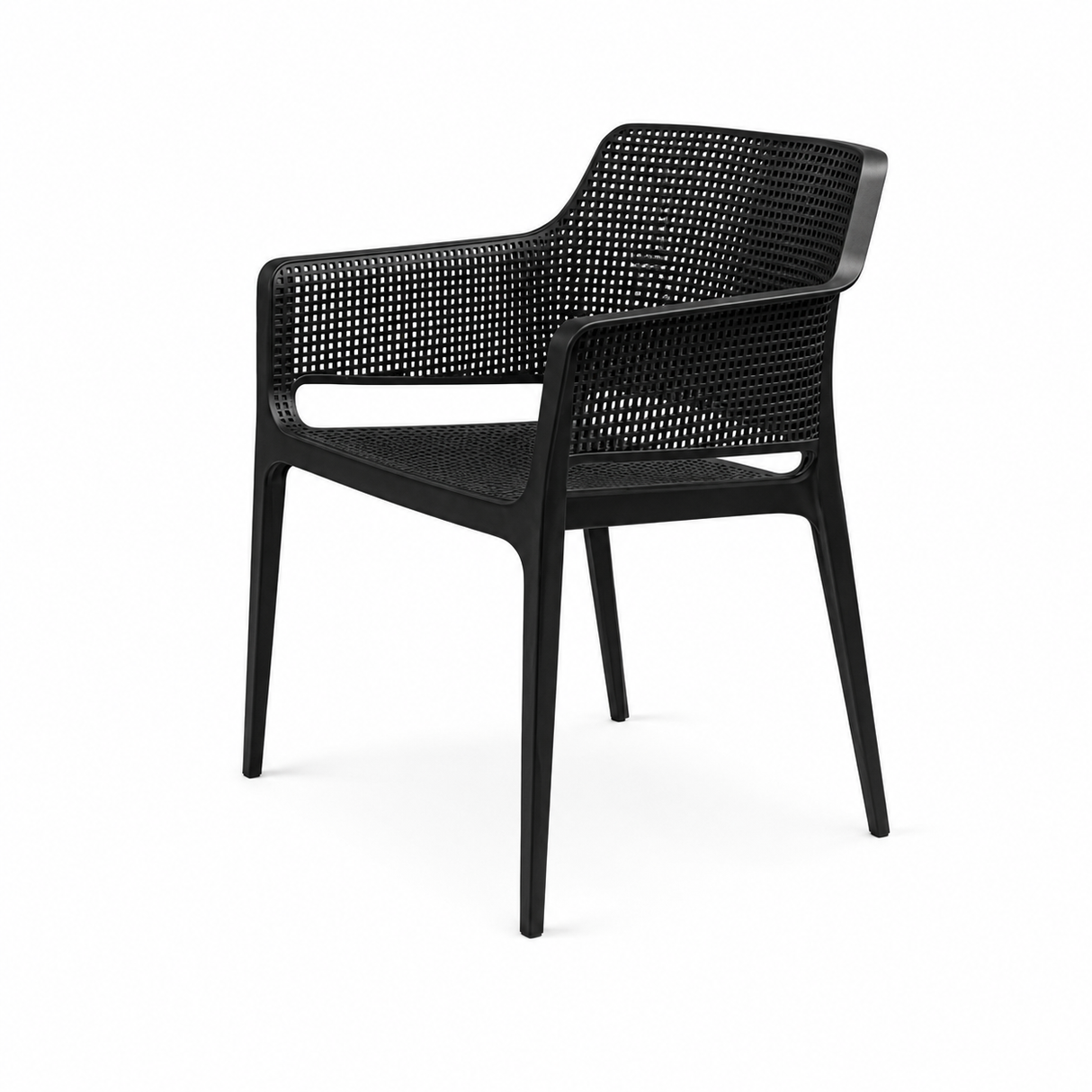 NVS-085-02 Loop Armchair – Black