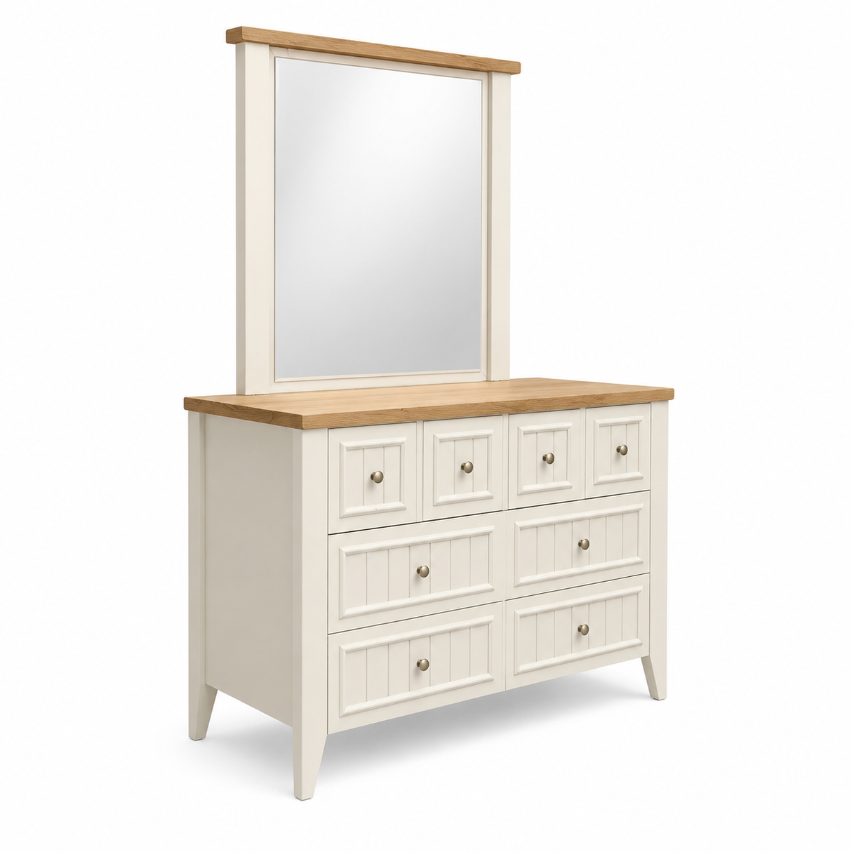 Lora Bedroom Set – 180×200 cm, 5-Piece with 6-Door Wardrobe