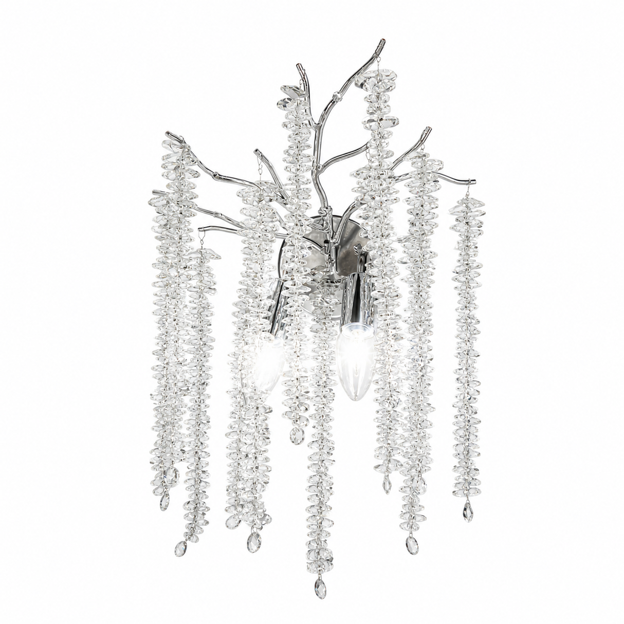 Wall Lamp D45cm E14 × 2 3000K Silver OMG0824