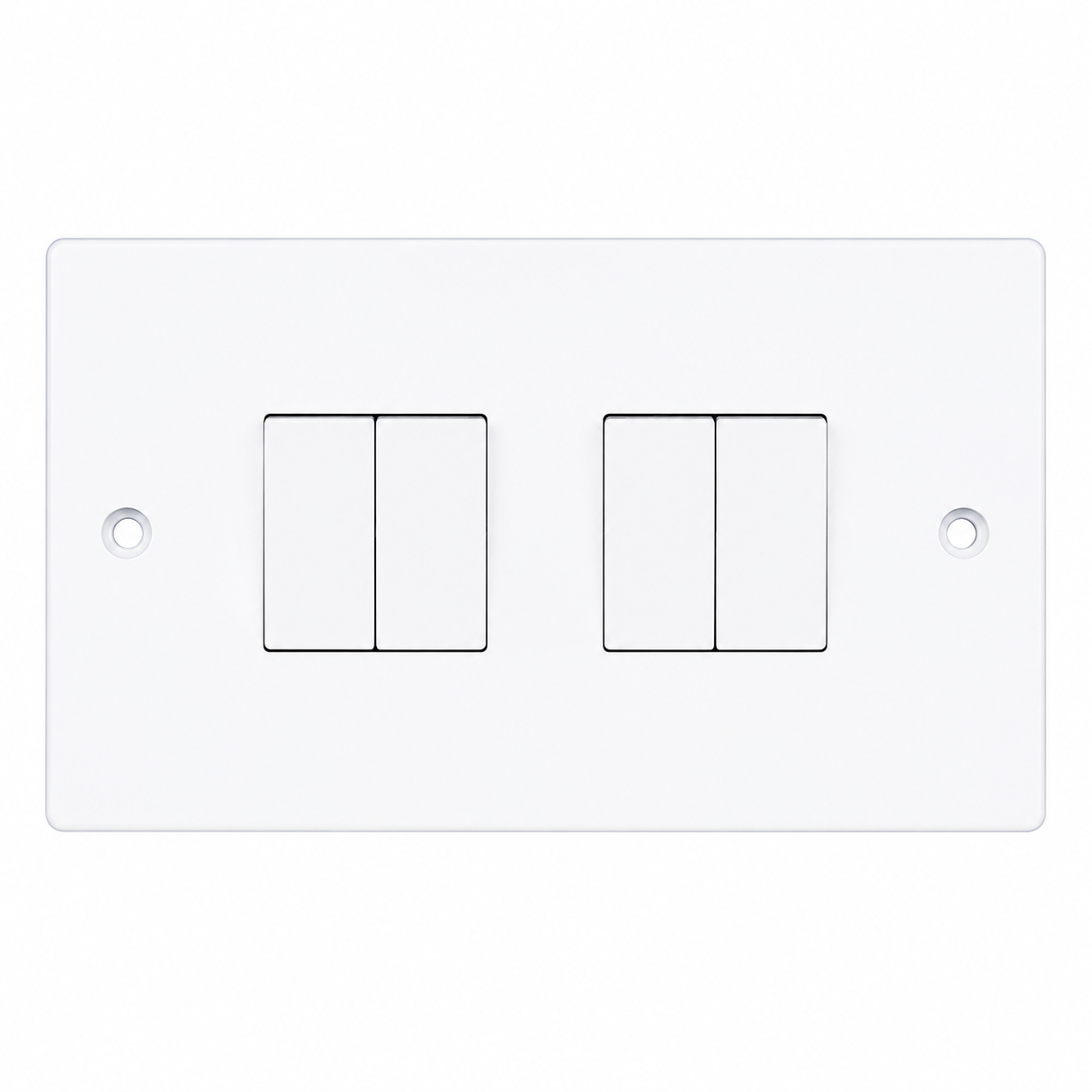 R128 MODI Bakelite 4 Gang 1 Way Switch MD-HWD5035 – 10A 250V Wall Switch