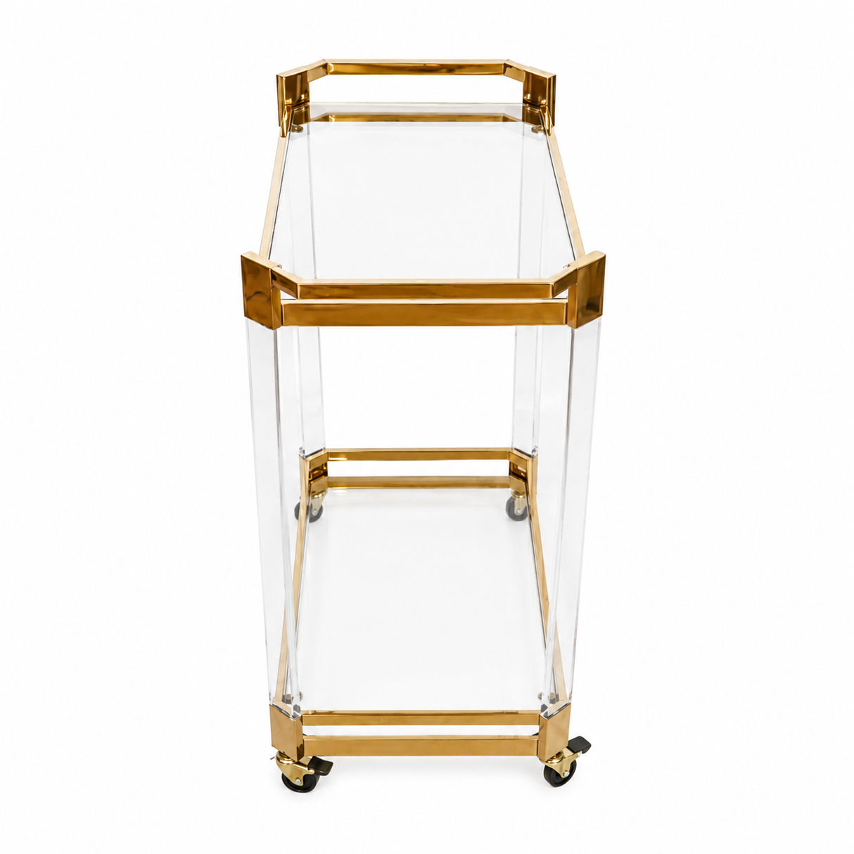 Glass Utility Trolley DC1040