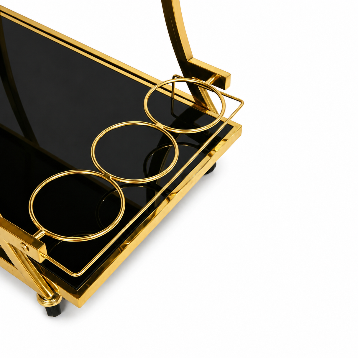 Glass Utility Trolley – DC1006