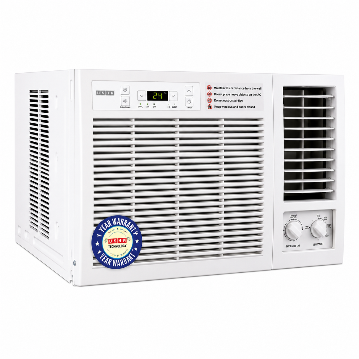AETHER 2.0 Ton Window Air Conditioner, Rotary Compressor, R410A Gas, Model GWE-24CAP/T5