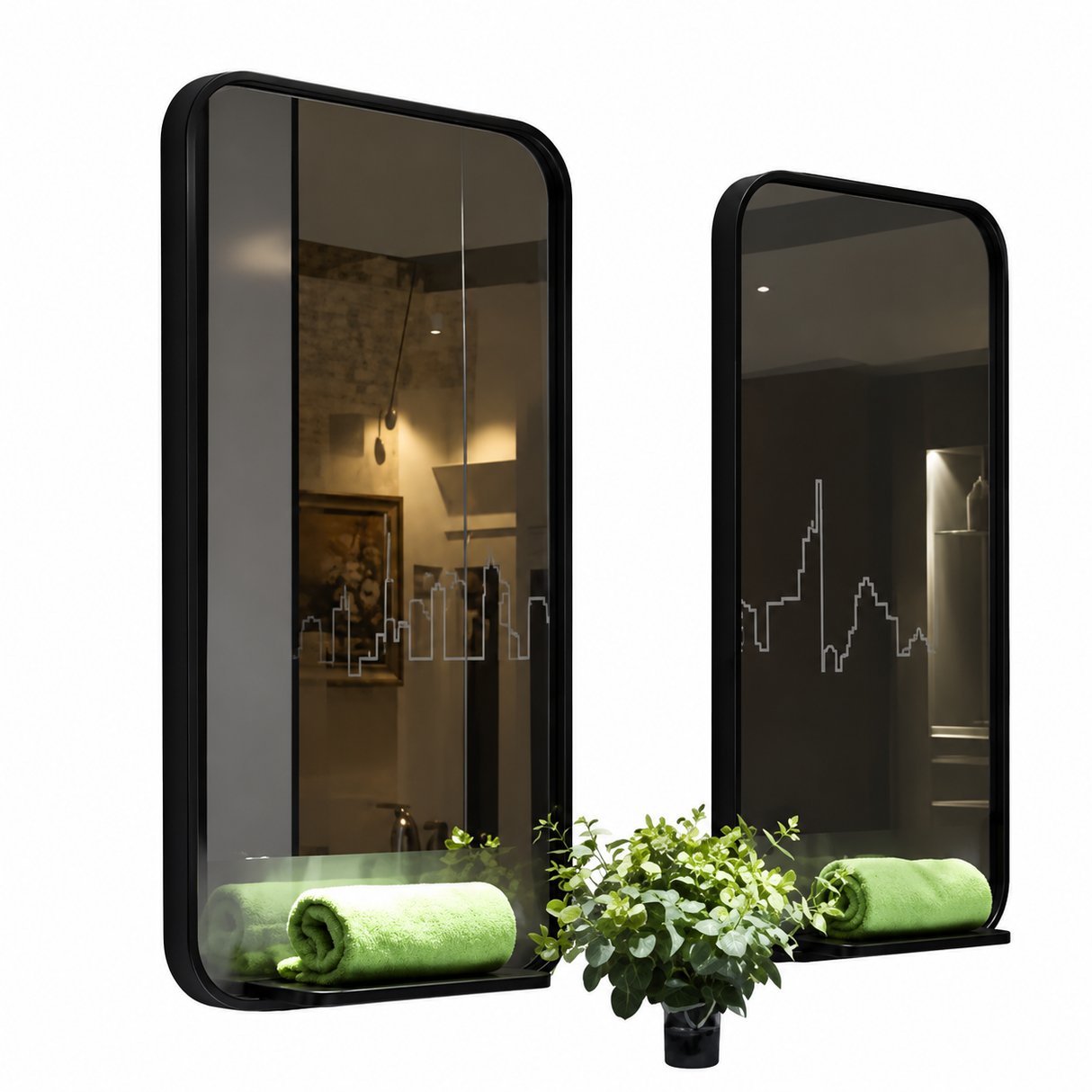 Bathroom Wall-mount Led Tempered Mirror