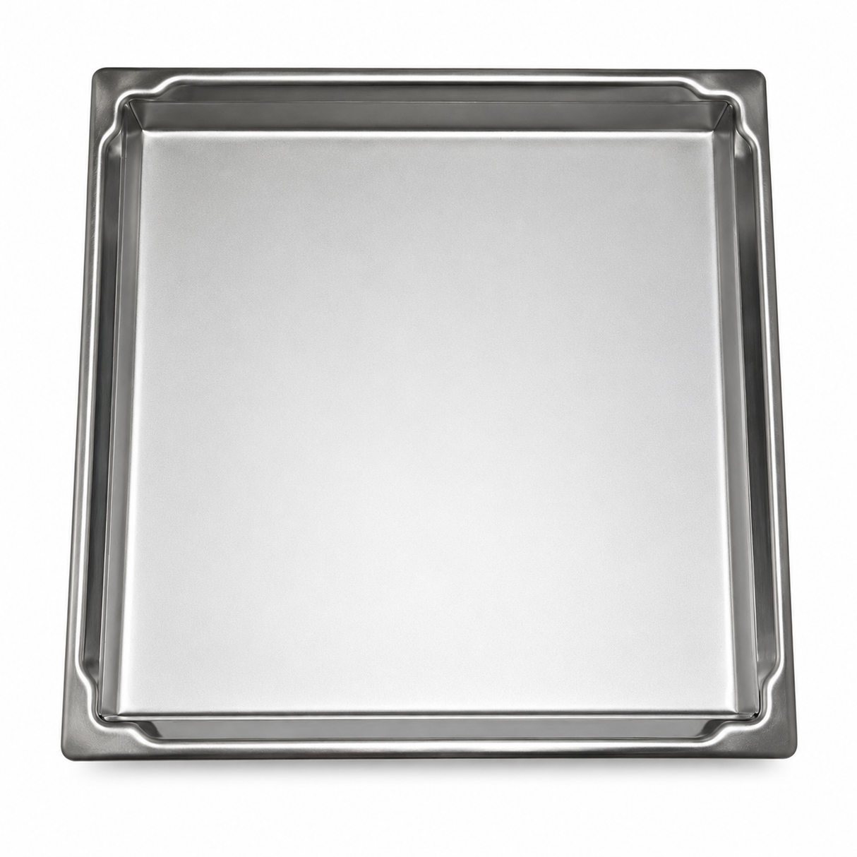 Floor Drain Stainless Steel Turkey Aqua Plain Marble 20x20cm Silver