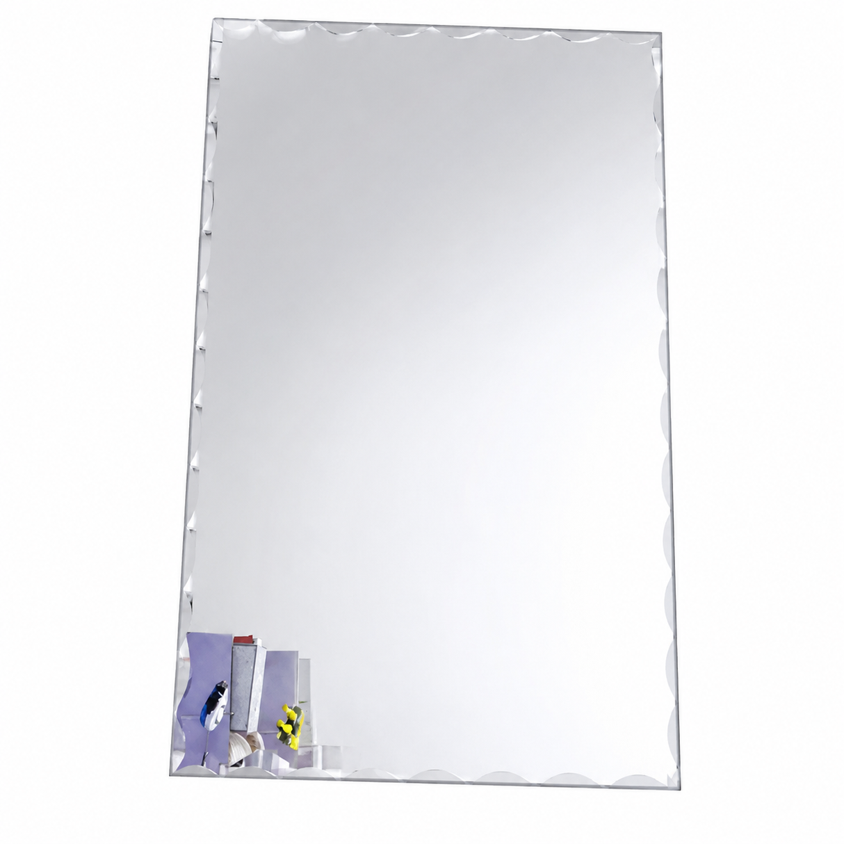 مرآة حمام بدون إطار 60x40 - (221)