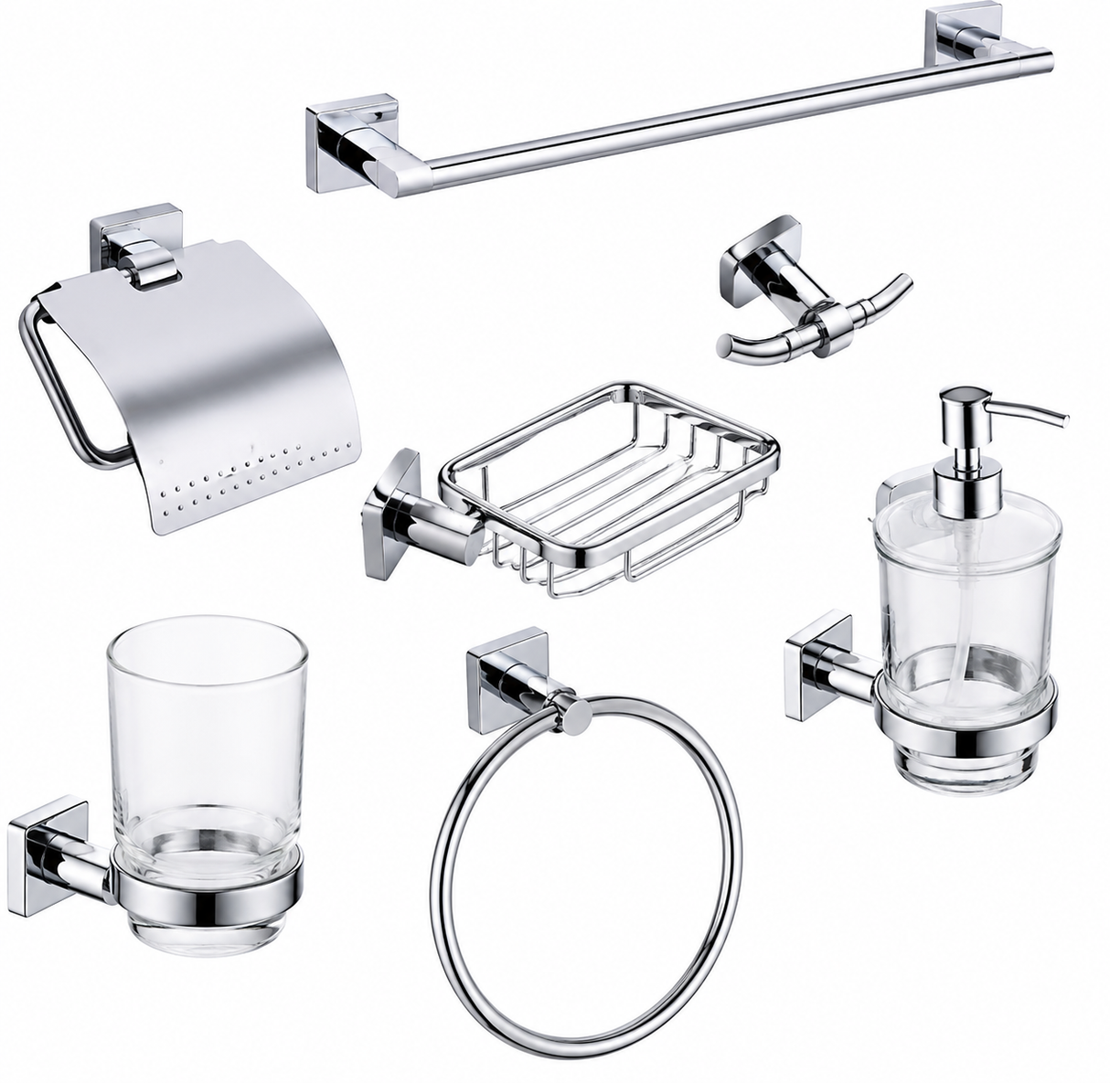 Bathroom Set Pack Of 6