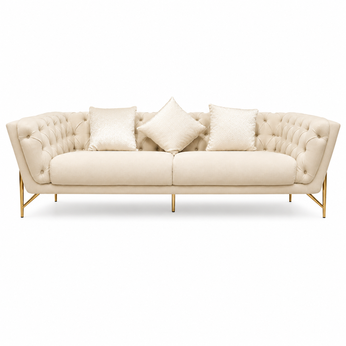 Nancy Sofa Set 3+3+1+1 – Elegant 8-Seater