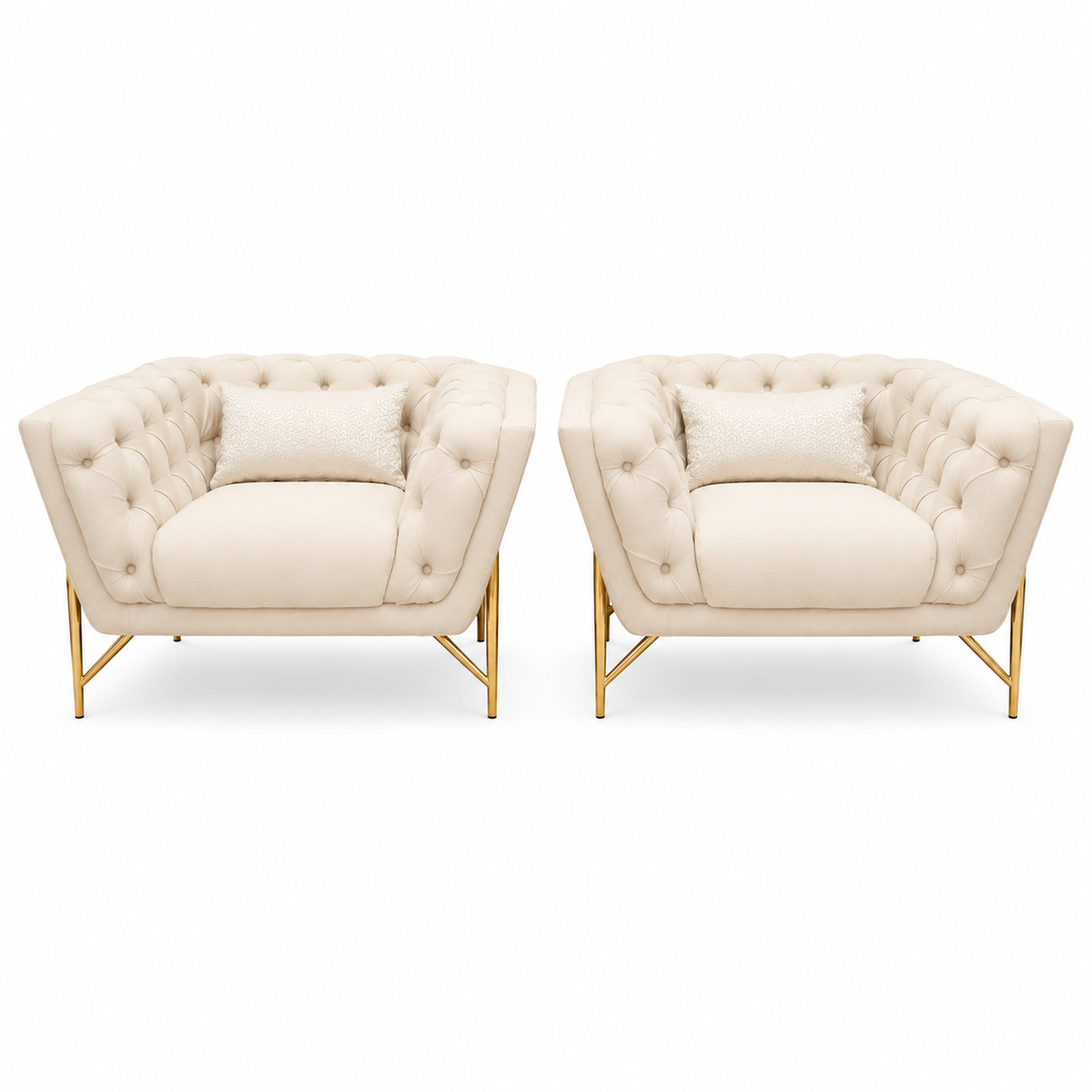 Nancy Sofa Set 3+3+1+1 – Elegant 8-Seater