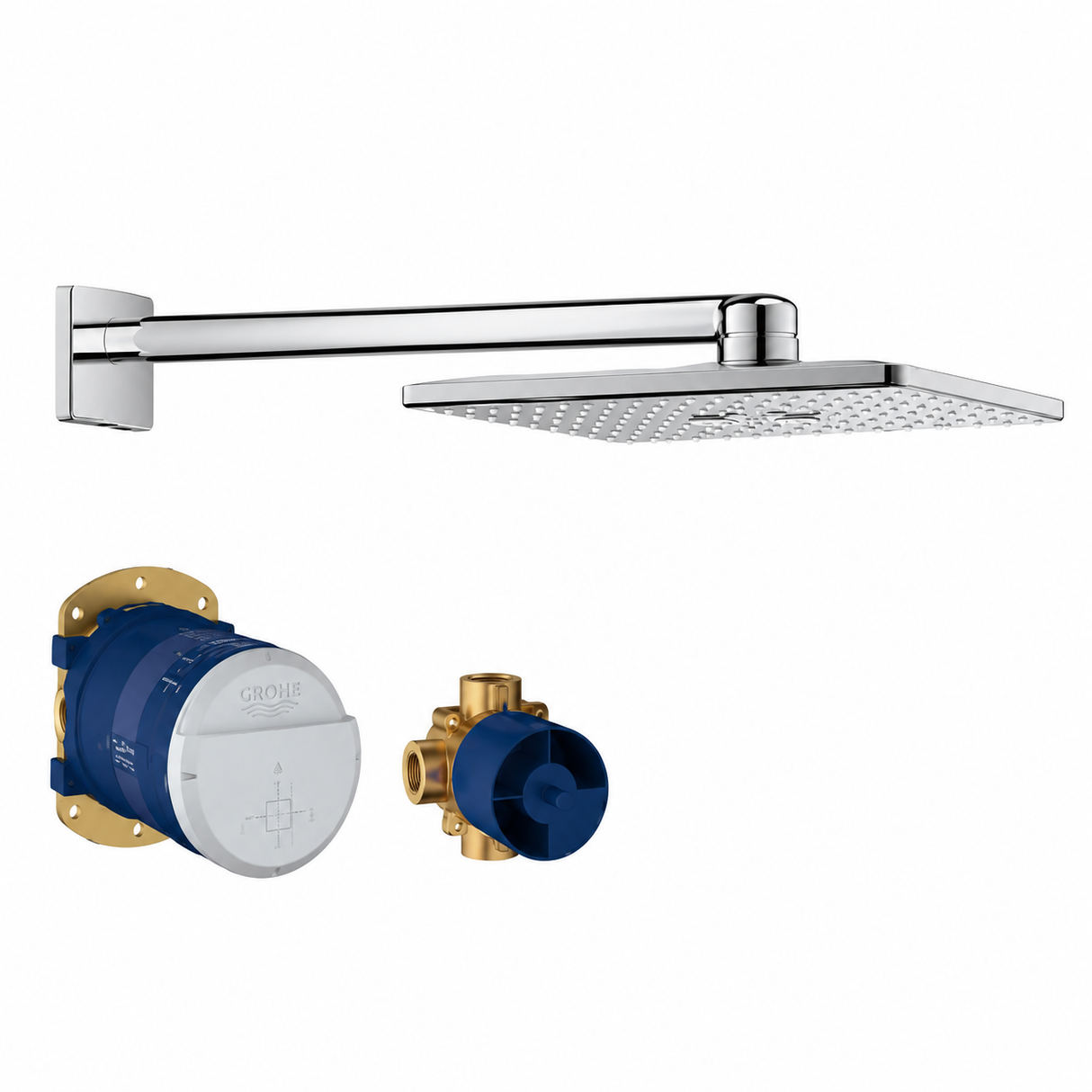 GROHE Rain 310 SmartActive 2-Spray Cube Shower Head Set 26504000