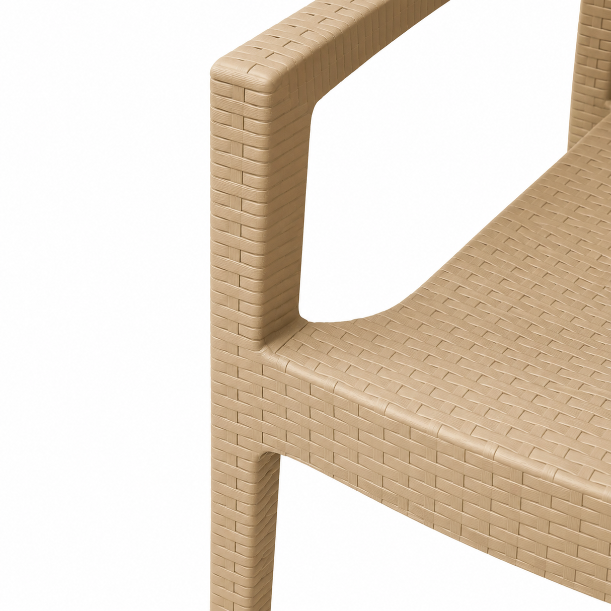 NVS-021-09 Paris Rattan Armchair – Cappuccino