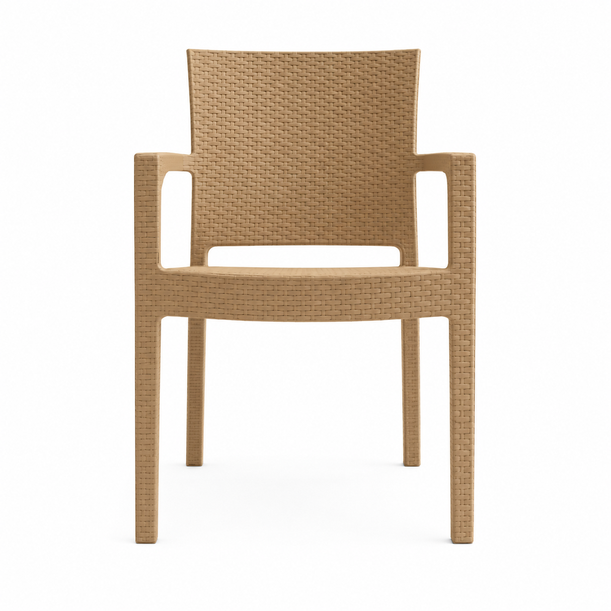 NVS-021-09 Paris Rattan Armchair – Cappuccino