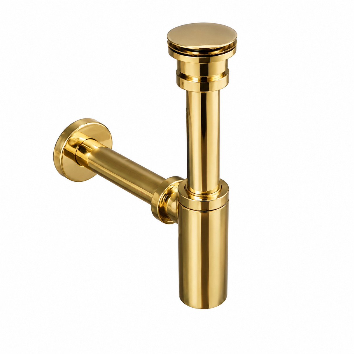 Brass Bottle Trap Chrome