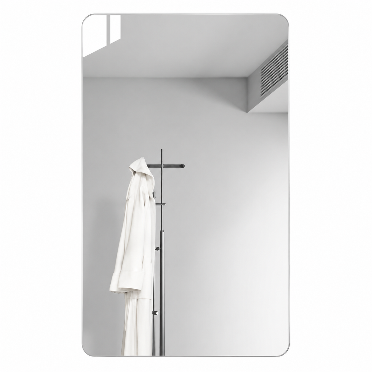 Curved Square Plain Mirror