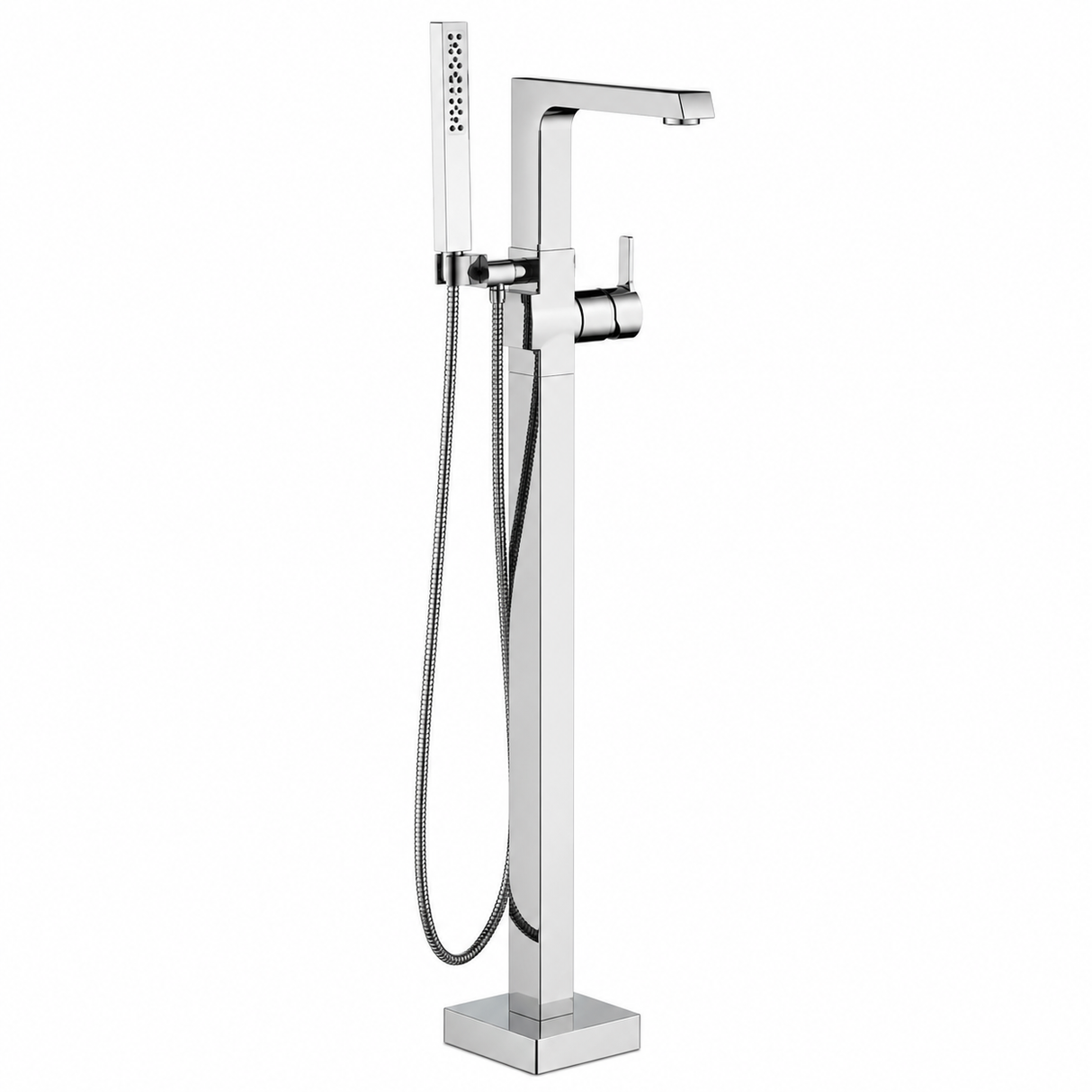 NH08801CP Free-standing Bathtub Mixer – Chrome Finish with Hand Shower