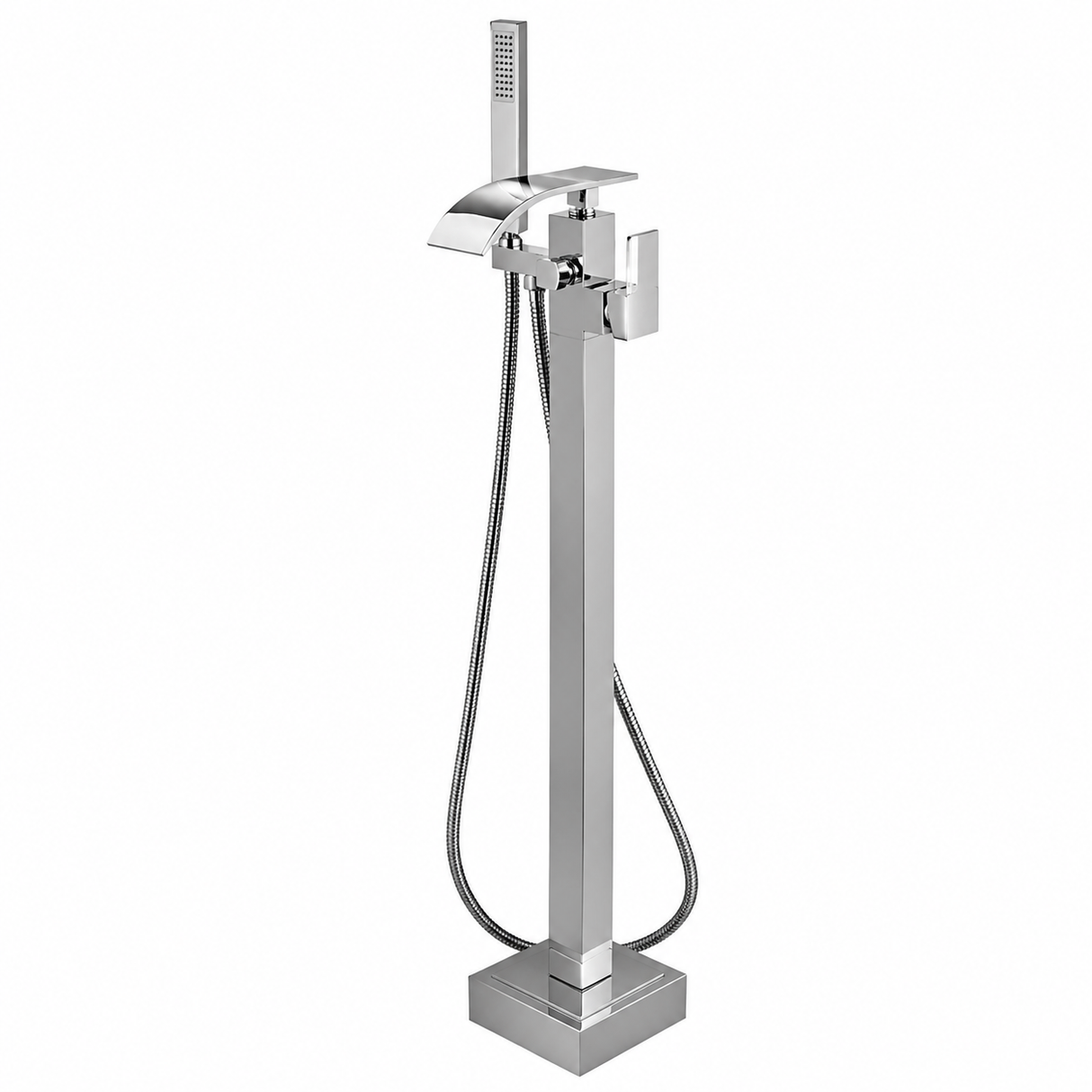 NH08801CP Free-standing Bathtub Mixer – Chrome Finish with Hand Shower