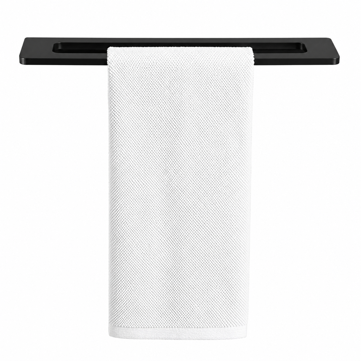 Wall Mount Single Towel Rack - Mirror Chrome