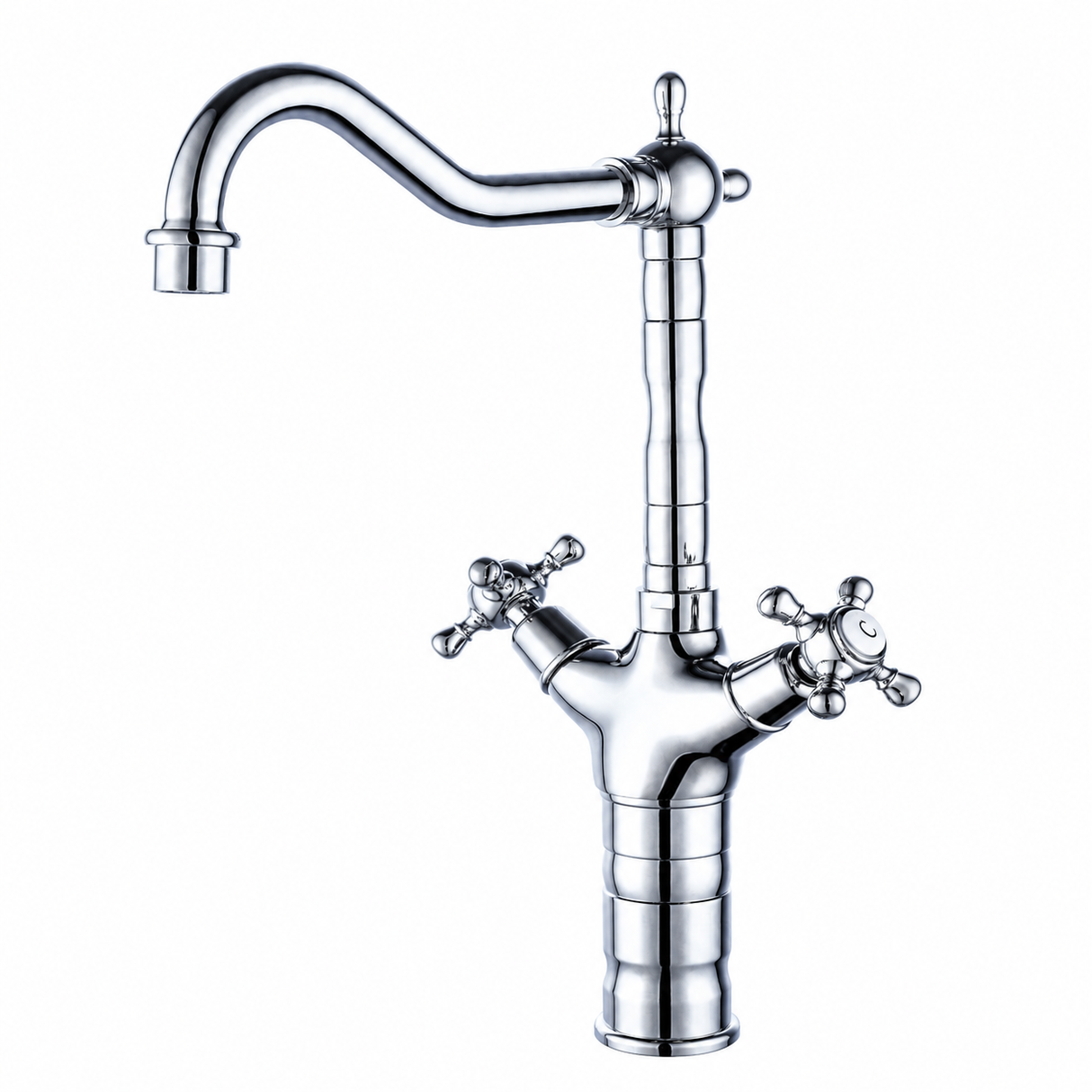 High-leg Basin Mixer Nh01164cp (chrome)