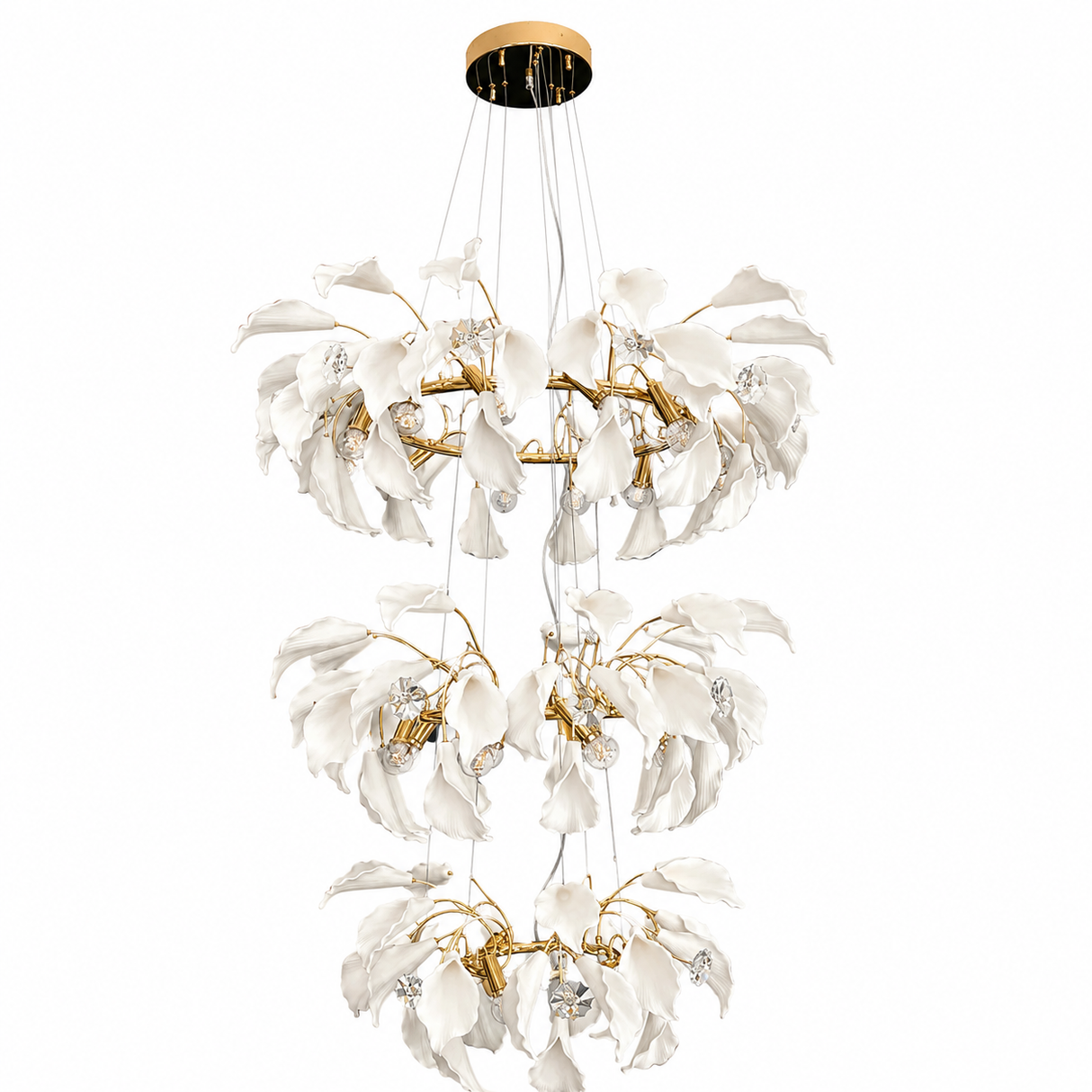 Drop Light - 6860 (6+8+12D) L1000*H2500 French Gold