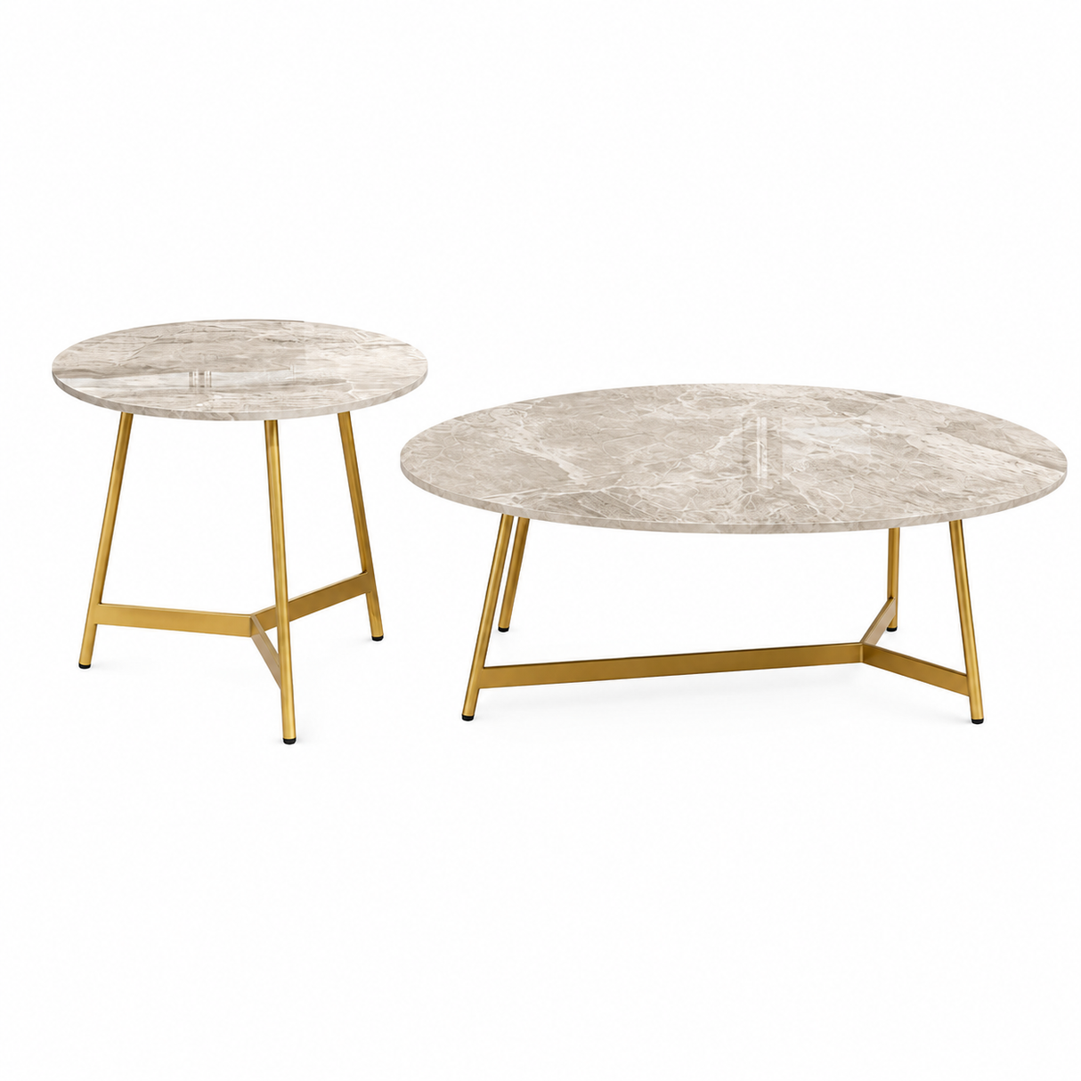 AH-65 Nesting Table Set (80×80 & 50×50 )cm