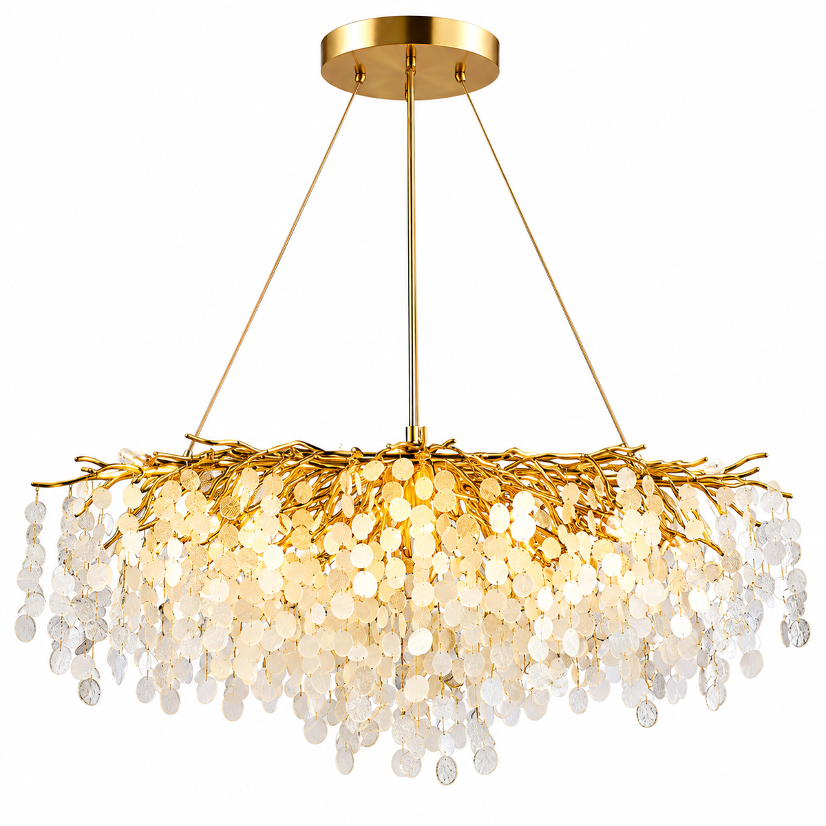 Chandelier - OMG0829-L150 3000K Gold (Mixed Crystals)