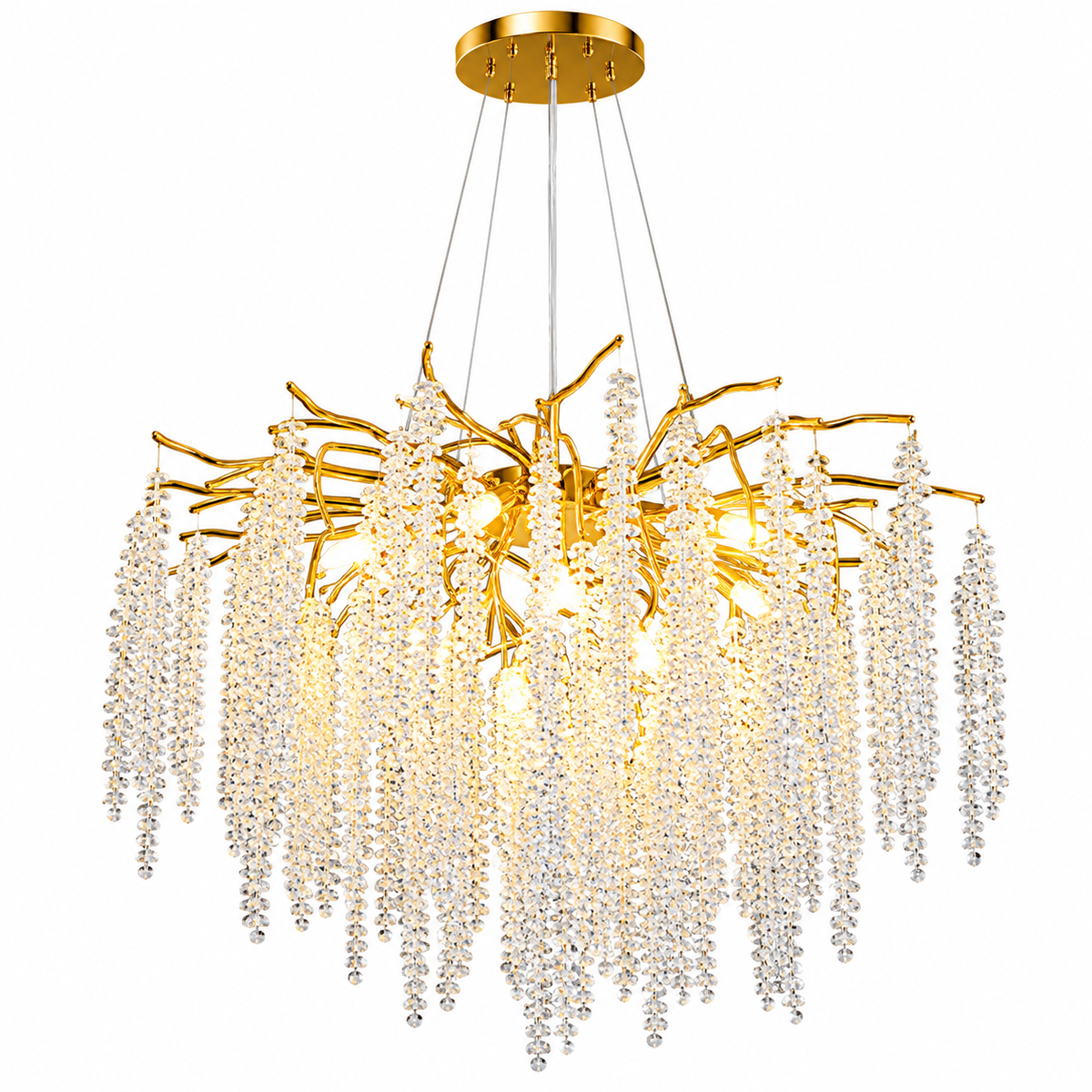 Chandelier - OMG0824-D100 E14*13 (3000K) Gold