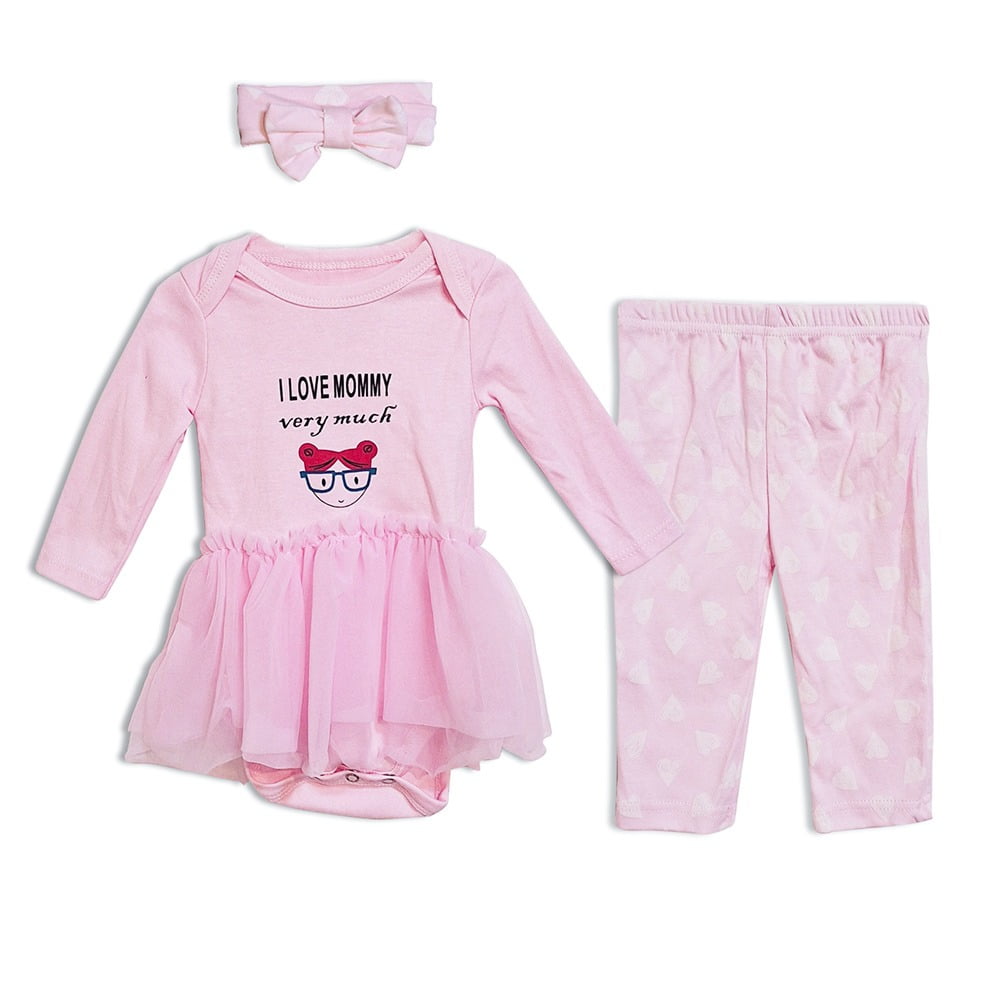 Elegant Baby Dress With Headband