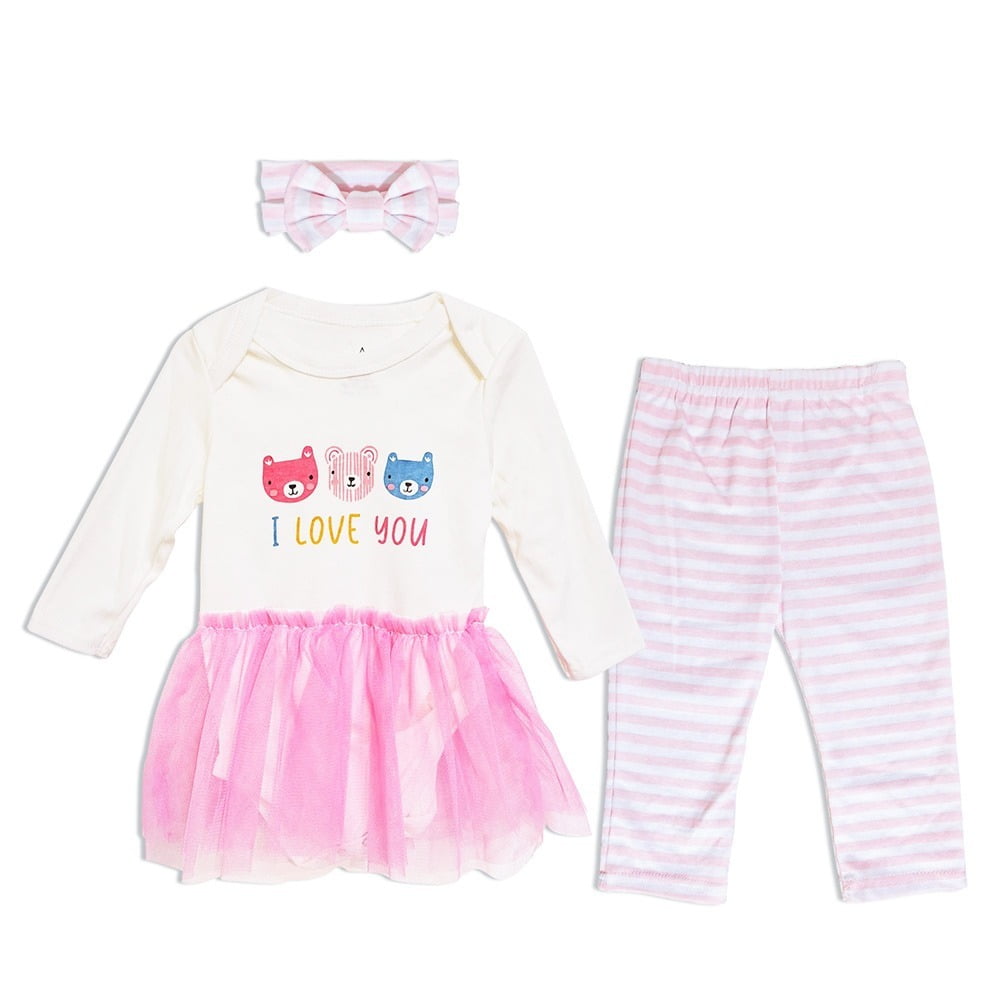 Elegant Baby Dress With Headband