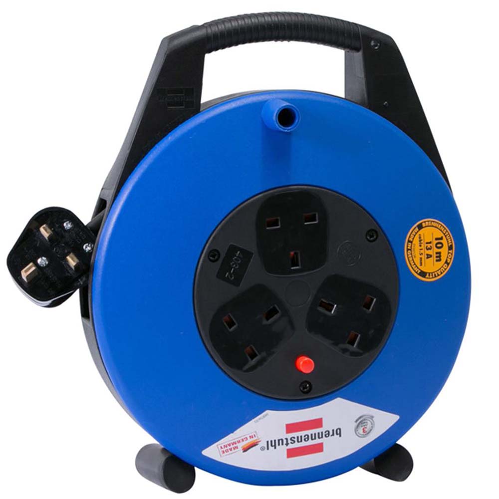 Brennenstuhl 3 Closed Sockets Cable Reel