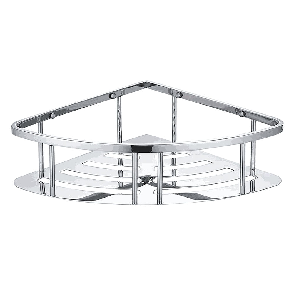 Wall-mounted Bathroom Corner Basket 220x220x75mm - G080036