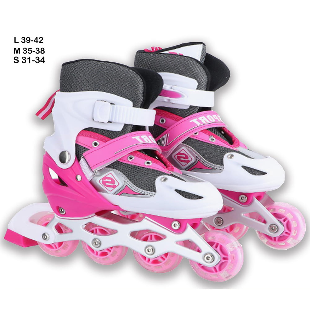 Kids Roller Skates With Light Up Wheels