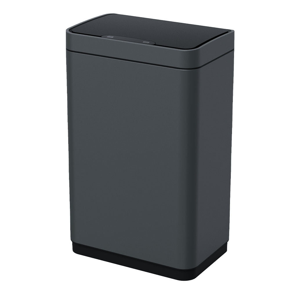 Sensor Dustbin With Soft Closing Dark Grey