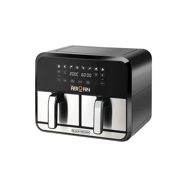 Black+Decker 1700W 4+4L Dual Air Fryer