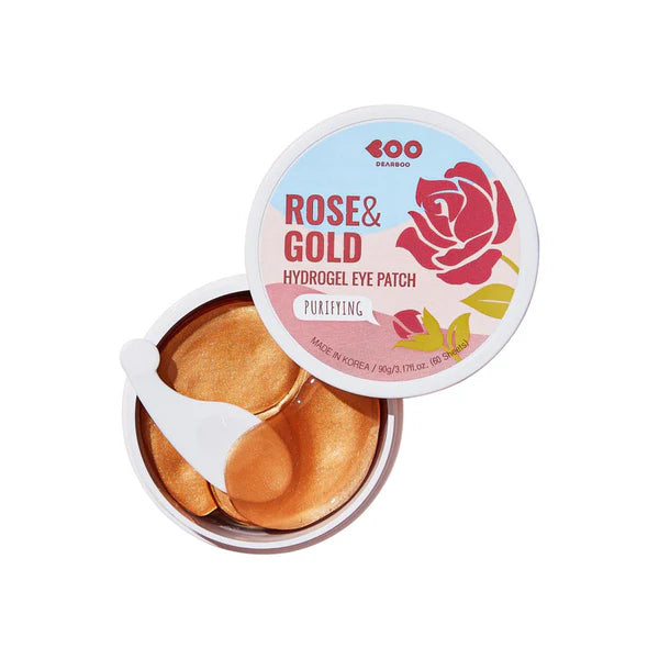 Dearboo Rose & Gold Hydrogel Eye Patch
