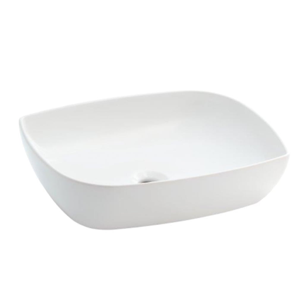 Dies White Countertop Washbasin