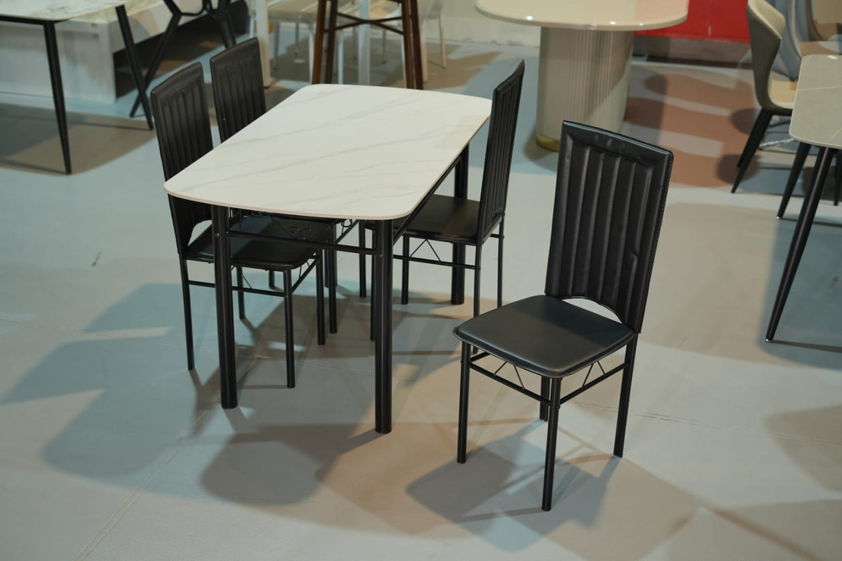 A36+B31 4-Seater Dining Set – 130×70 cm