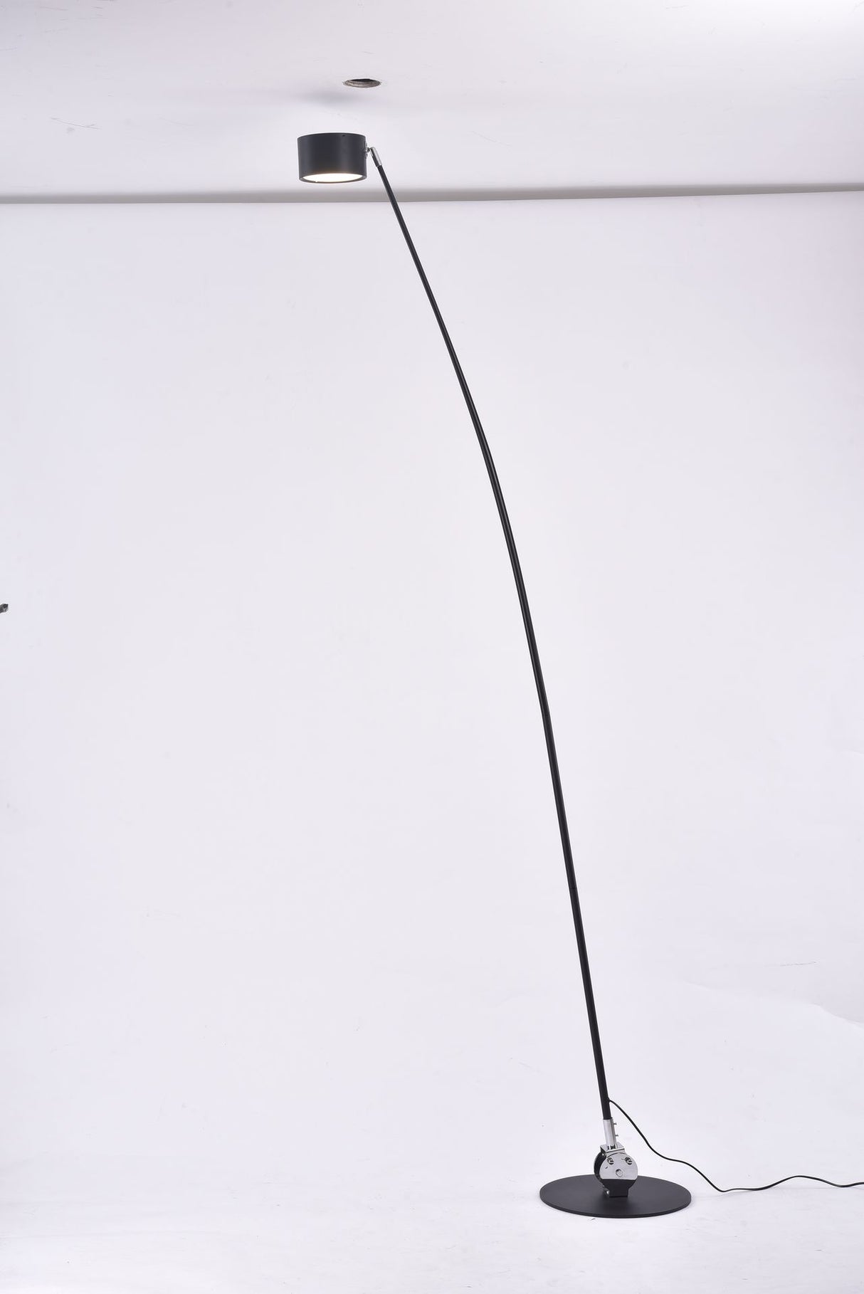 Floor lamp-2387F1-D 400×W1000×H2600-Black-Metal+Acrylic