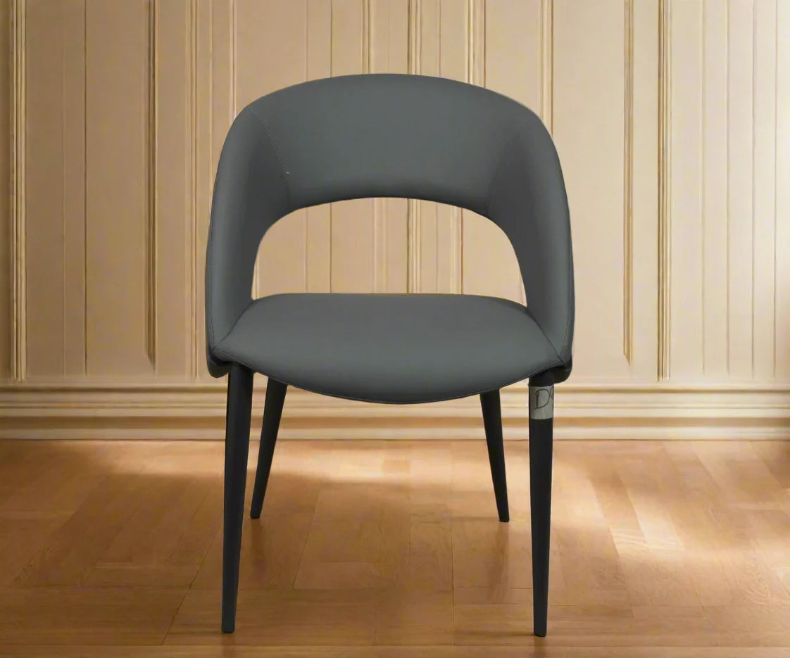 كرسي طعام (رمادي)