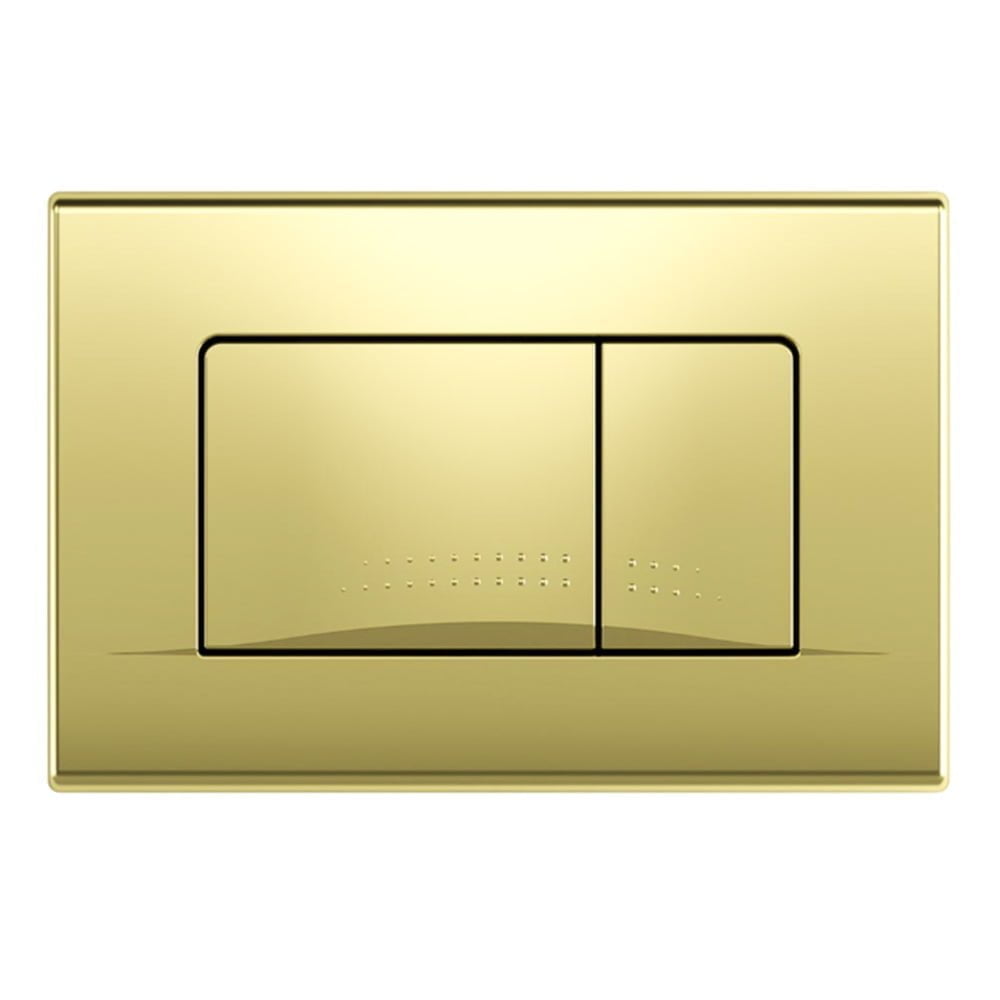 Slovenia Dots Duo Flush Button Bright Gold