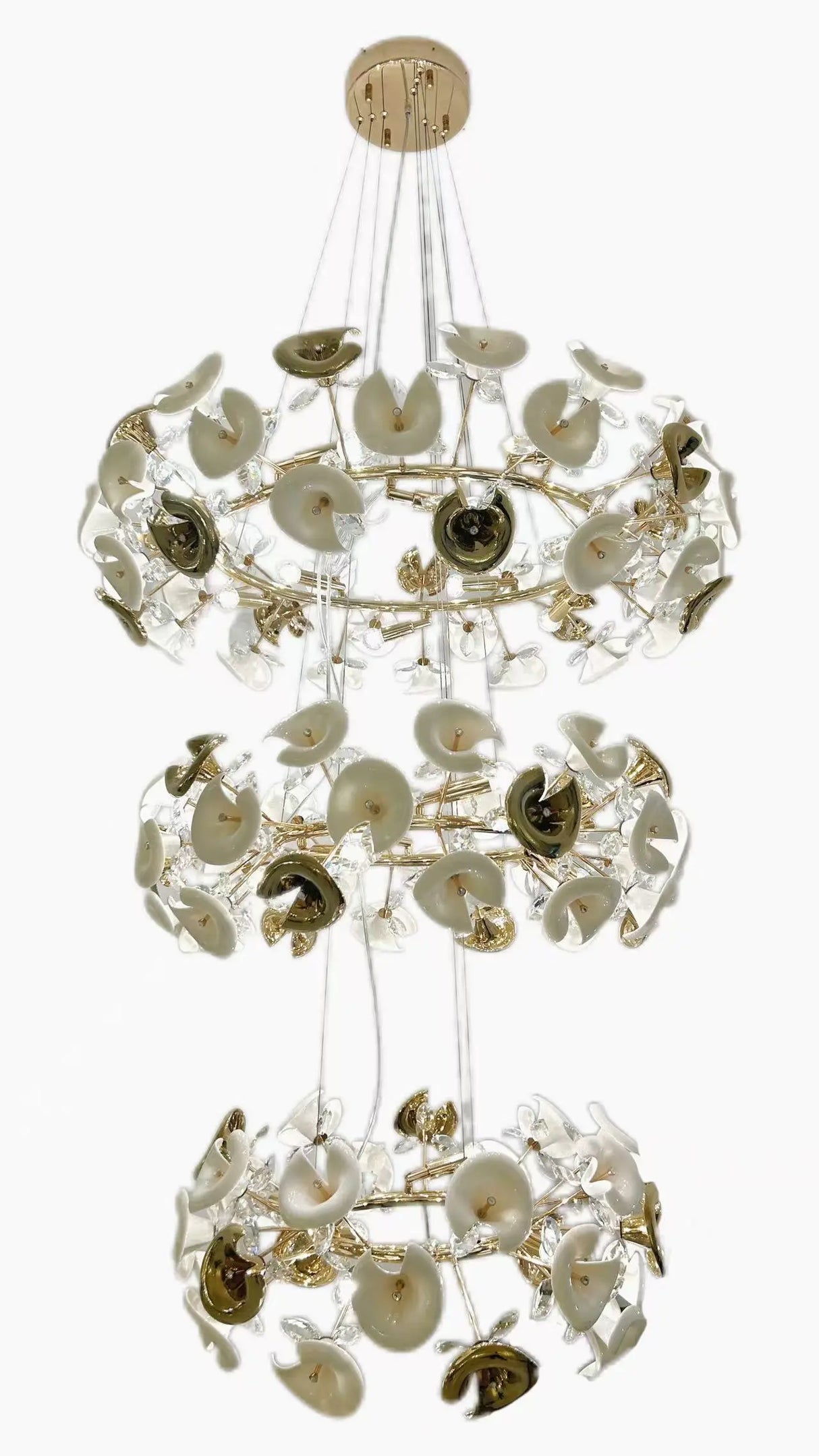 Drop Light - 6838 (6+8+12) L1000*H2500 French Gold